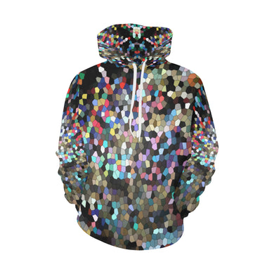 I Spy Paisley Mosaic All Over Print Hoodie for Men/Large Size (USA Size) (Model H13)