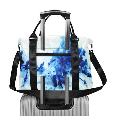 Feathery Flames Negative Large Capacity Duffle Bag (Model 1715)