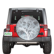 Load image into Gallery viewer, Spooky Tree Negative 34 Inch Spare Tire Cover