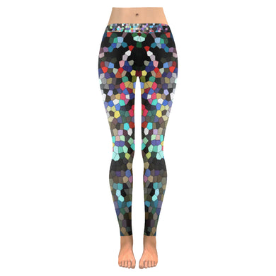 I Spy Paisley Mosaic Low Rise Leggings (Invisible Stitch) (Model L05)