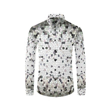 Load image into Gallery viewer, Crackle Mosaic Men&#39;s All Over Print Casual Dress Shirt (Model T61)