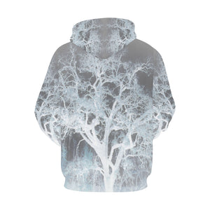 Spooky Tree Negative All Over Print Hoodie for Men/Large Size (USA Size) (Model H13)