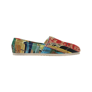 Surfboards Unisex Classic Canvas Slip-On (Model 1206)