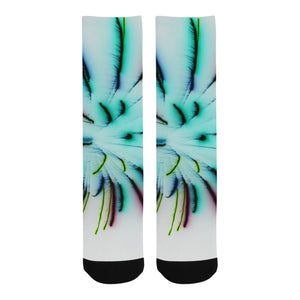 Fireworks Burst Negative Trouser Socks (For Men)