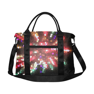 Fireworks Burst Mosaic Large Capacity Duffle Bag (Model 1715)