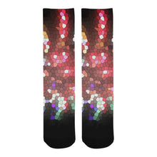 Load image into Gallery viewer, Fireworks Burst Mosaic Trouser Socks (For Men)