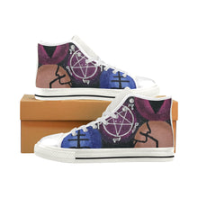 Load image into Gallery viewer, Dante&#39;s Inferno Men’s Classic High Top Canvas Shoes (Model 017)