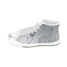 Load image into Gallery viewer, Fireworks Negative Men’s Classic High Top Canvas Shoes (Model 017)