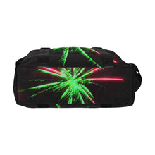 Load image into Gallery viewer, Fireworks Star Green Large Capacity Duffle Bag (Model 1715)