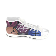 Load image into Gallery viewer, Dante&#39;s Inferno Men’s Classic High Top Canvas Shoes (Model 017)