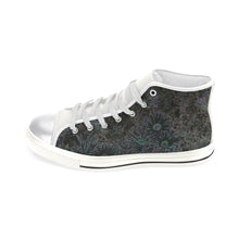 Load image into Gallery viewer, Livingstone Daisy Flower Glowing Women&#39;s Classic High Top Canvas Shoes (Model 017)