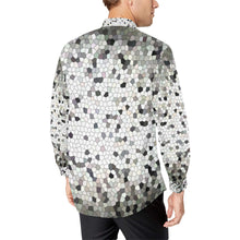 Load image into Gallery viewer, Crackle Mosaic Men&#39;s All Over Print Casual Dress Shirt (Model T61)