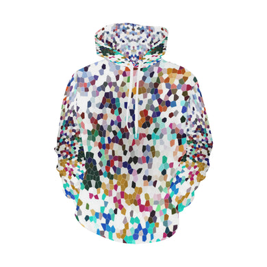 Holiday Paisley Negative Mosaic All Over Print Hoodie for Men/Large Size (USA Size) (Model H13)