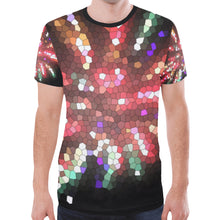 Load image into Gallery viewer, Fireworks Burst Mosaic New All Over Print T-shirt for Men (Model T45)