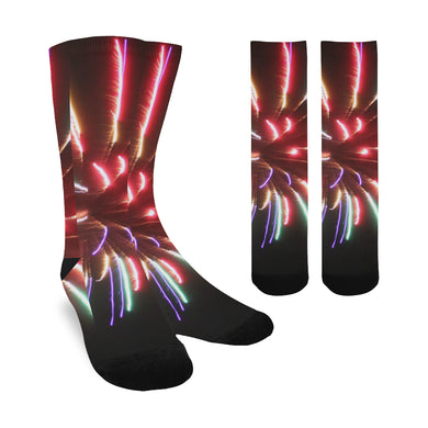 Fireworks Burst Trouser Socks (For Men)