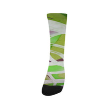 Load image into Gallery viewer, Abstract Circles Green Trouser Socks (For Men)