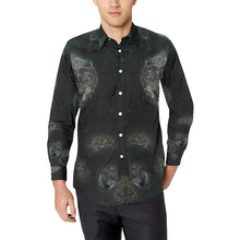 Load image into Gallery viewer, Puddle of Love Glowing Men&#39;s All Over Print Casual Dress Shirt (Model T61)