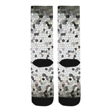 Load image into Gallery viewer, Crackle Mosaic Trouser Socks (For Men)