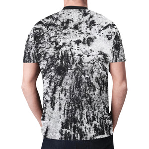 Fireworks Negative Outline New All Over Print T-shirt for Men (Model T45)