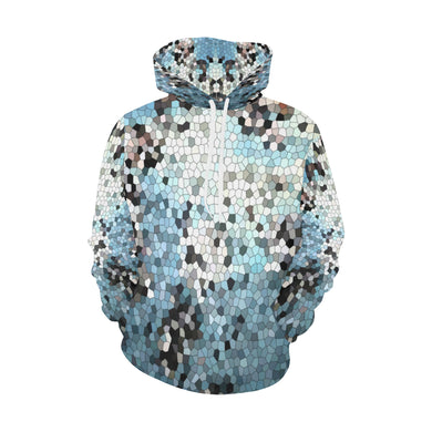 Patches of Moss Mosaic All Over Print Hoodie for Men/Large Size (USA Size) (Model H13)