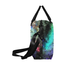 Load image into Gallery viewer, Splash of Color Reverse Mosaic Large Capacity Duffle Bag (Model 1715)