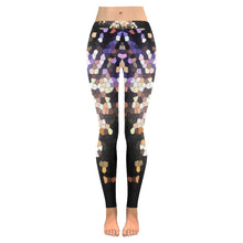 Load image into Gallery viewer, Fireworks Star Mosaic Low Rise Leggings (Invisible Stitch) (Model L05)