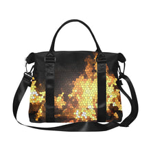 Load image into Gallery viewer, Feathery Flames Mosaic Large Capacity Duffle Bag (Model 1715)