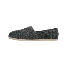 Load image into Gallery viewer, Crackle Black Unisex Classic Canvas Slip-On (Model 1206)