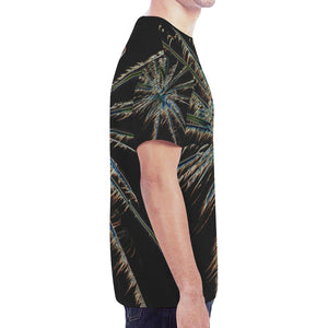 Fireworks Star Glowing New All Over Print T-shirt for Men (Model T45)