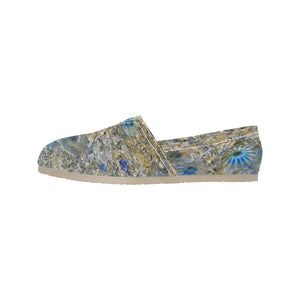 Jellyfish Blooms Blue Unisex Classic Canvas Slip-On (Model 1206)