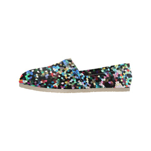 Holiday Paisley Mosaic Unisex Classic Canvas Slip-On (Model 1206)