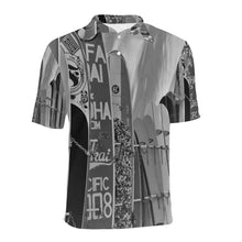 Load image into Gallery viewer, Surfboards Black and White Men&#39;s All Over Print Polo Shirt (Model T55)