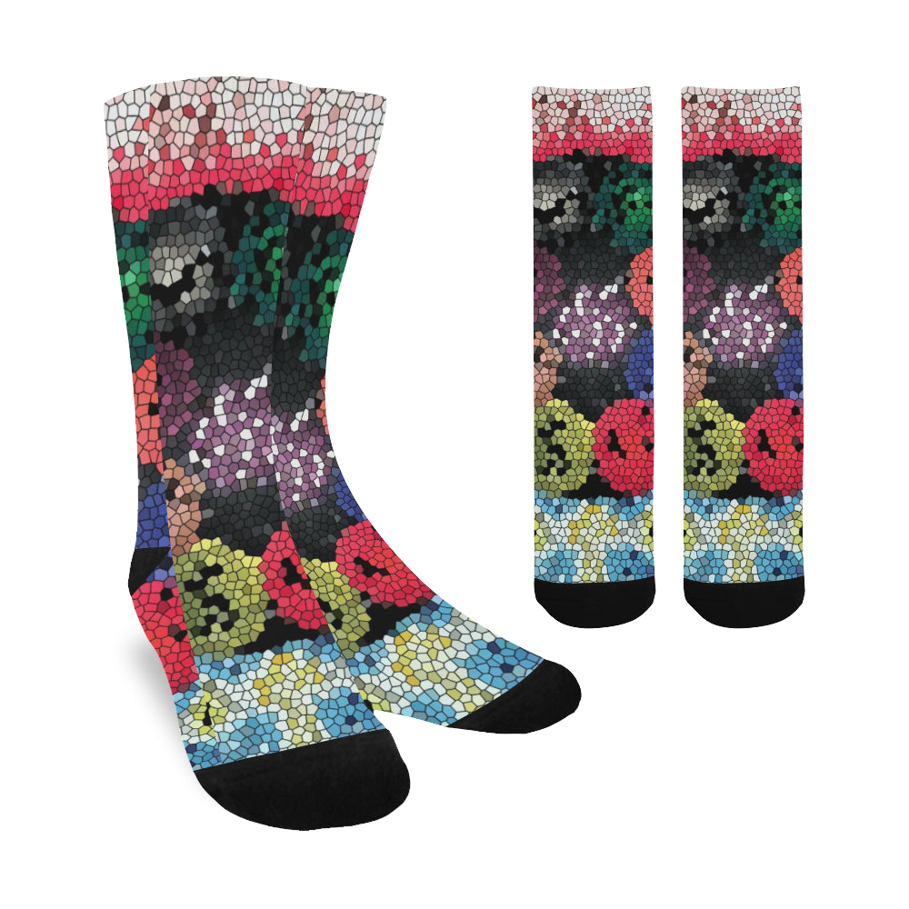 Dante's Inferno Mosaic Trouser Socks (For Men)