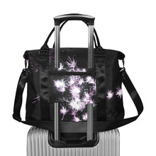 Load image into Gallery viewer, Fireworks Flowers Purple Large Capacity Duffle Bag (Model 1715)