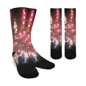 Fireworks Burst Mosaic Trouser Socks (For Men)