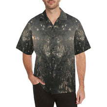 Load image into Gallery viewer, Fireworks Black Hawaiian Shirt (Model T58)