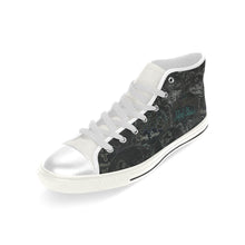 Load image into Gallery viewer, Painted Skulls Glowing Men’s Classic High Top Canvas Shoes (Model 017)