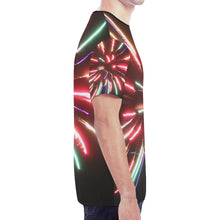 Load image into Gallery viewer, Fireworks Burst New All Over Print T-shirt for Men (Model T45)