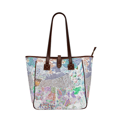 Paisley Power Negative Classic Tote Bag (Model 1644)