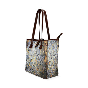 Marbled Abstract Mosaic Classic Tote Bag (Model 1644)