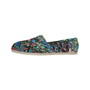 Holiday Paisley Unisex Classic Canvas Slip-On (Model 1206)