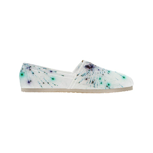 Fireworks Spray Negative Unisex Classic Canvas Slip-On (Model 1206)