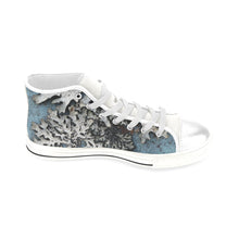 Load image into Gallery viewer, Moss Blue Men’s Classic High Top Canvas Shoes (Model 017)