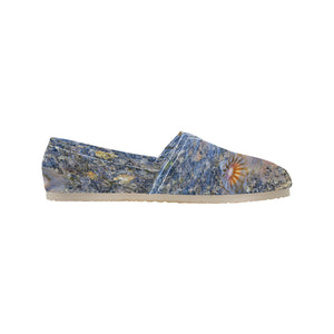 Jellyfish Blooms Unisex Classic Canvas Slip-On (Model 1206)