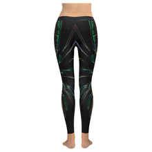 Load image into Gallery viewer, Fireworks Burst Glowing Low Rise Leggings (Invisible Stitch) (Model L05)