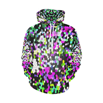 Holiday Paisley Purple Mosaic All Over Print Hoodie for Men/Large Size (USA Size) (Model H13)