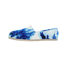 Load image into Gallery viewer, Feathery Flames Negative Unisex Classic Canvas Slip-On (Model 1206)