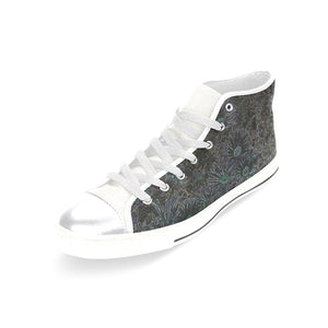 Livingstone Daisy Flower Glowing Women's Classic High Top Canvas Shoes (Model 017)