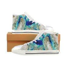 Load image into Gallery viewer, Sea of Flames Negative Women&#39;s Classic High Top Canvas Shoes (Model 017)