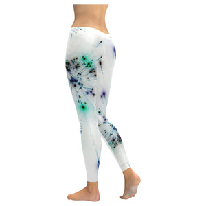 Fireworks Spray Negative Low Rise Leggings (Invisible Stitch) (Model L05)